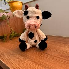 Vaca de crochê