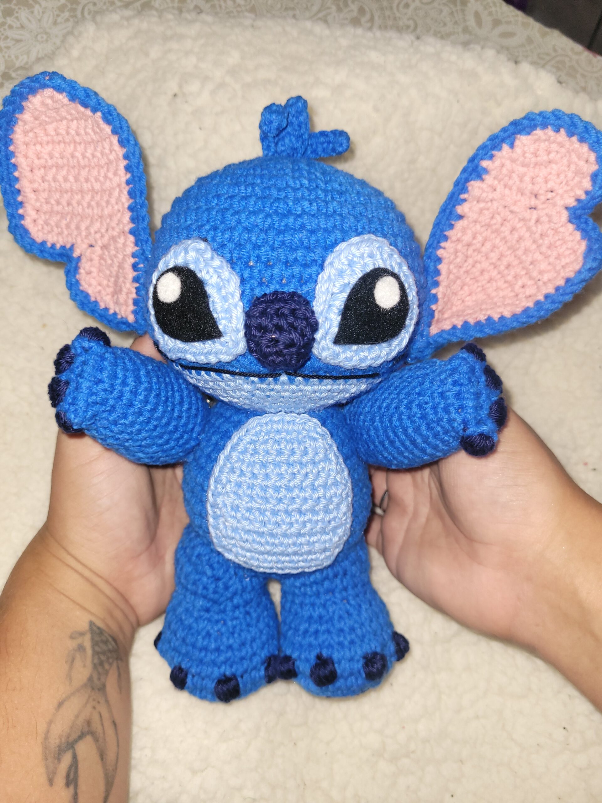 Mistura de Lilo e Angel de crochê, baseado no filme Lilo & stitch2